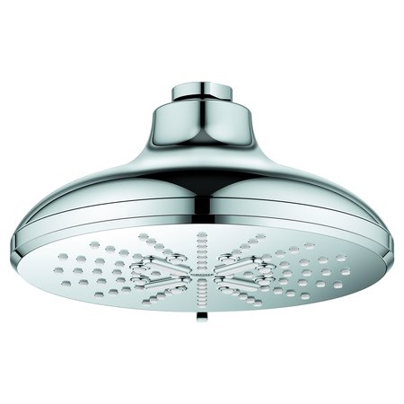 Grohe Rush Smartactive Shower Head, 6-1/2-in. - 3 Sprays, 1.75Gpm, Chrome 26789000